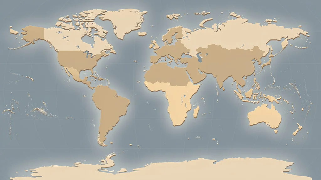 Carte du monde avec les principales destinations fiscales pour expatriés français
